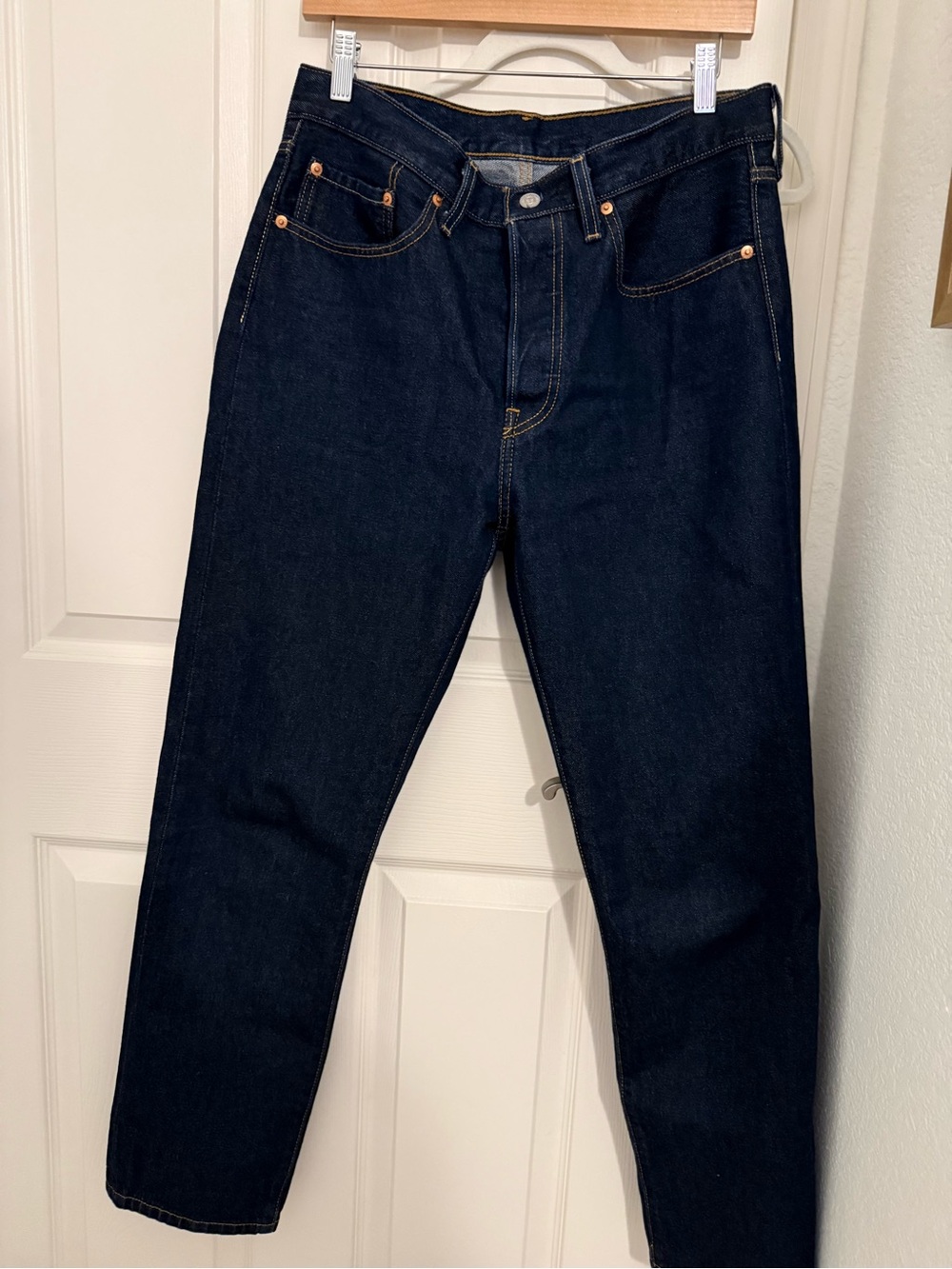 Women’s Dark Blue Levi’s Denim Jeans - Classic Straight Fit